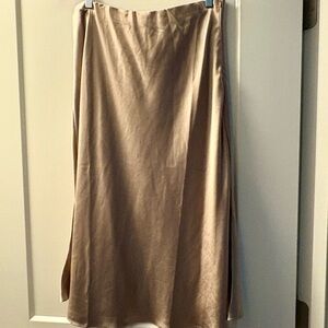 Satin Midi Skirt